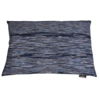 Lex & Max hondenkussenhoes Tripoli 100 x 70 cm katoen blauw