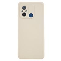 Xiaomi Redmi 12C Anti-Vingerafdruk Mat TPU Hoesje - Wit - thumbnail