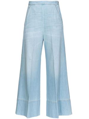 PINKO Broek met wijde pijpen - Blauw