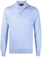 Sease polo en maille fine - Bleu