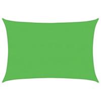 vidaXL Zonnezeil 160 g/m² 4x5 m HDPE lichtgroen