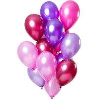 Ballonnen Set Berry Pink Metallic Premium 30cm - 15 Stuks - thumbnail