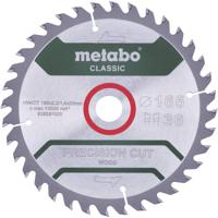 Metabo Precision cut Wood - Classic 165X20 Z42 WZ 5° 628027000 Hardmetaal-cirkelzaagblad 165 x 20 x 1.2 mm Aantal tanden: 42 1 stuk(s) - thumbnail