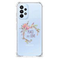 Samsung Galaxy A23 Stevig Bumper Hoesje Boho Text - thumbnail