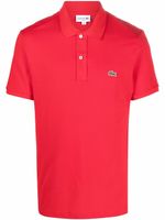 Lacoste polo à patch logo - Rouge - thumbnail