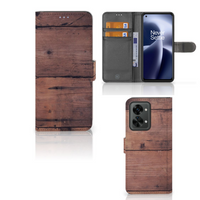 OnePlus Nord 2T Book Style Case Old Wood