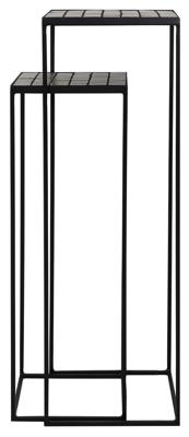 Light & Living Zuil 'Manjuto' Set van 2 stuks, kleur Lichtbruin