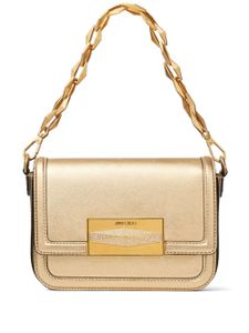 Jimmy Choo sac Diamond à bandoulière à fini métallisé - Or