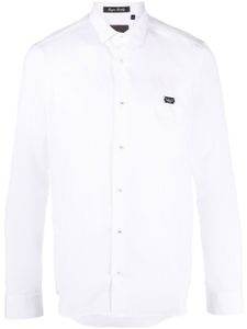 Philipp Plein chemise Gothic Banner - Blanc