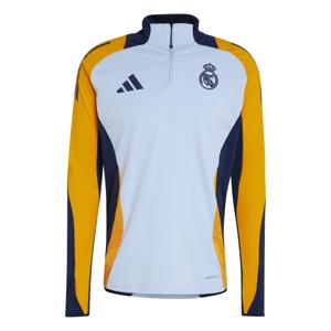 adidas Real Madrid Trainingstrui 1/4-Zip 2024-2025 Lichtblauw Donkerblauw Oranje