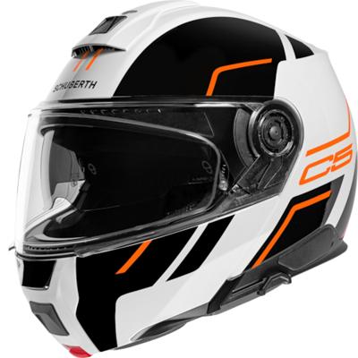 SCHUBERTH C5 Master, Systeemhelm, Wit Oranje
