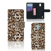 Nokia 1.3 Telefoonhoesje met Pasjes Leopard