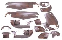 Edge plaatset runner tot bouwjaar 08-2005 15 delig audi bruin metallic