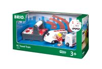 BRIO World Witte RC locomotief met afstandsbediening - thumbnail