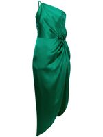 Michelle Mason robe longue à design à une épaule - Vert