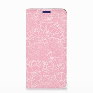 Samsung Galaxy S10e Smart Cover White Flowers