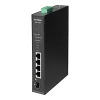 Edimax IGS-1105P - Industriële 5-poorts Gigabit PoE+ Din-Rail-switch met 1 SFP-poort