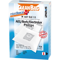 Cleanbag M187ELE11 AEG/Philips S-bag mirco+ 4 stuks