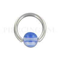 BCR 1.6 mm doorzichtig met blauw streepje