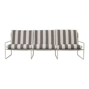 "ferm LIVING Desert 3-zitsbank - Cashmere - Chocolate Stripe "