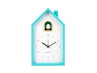 Karlsson Alarm Klok Modern Cuckoo Turquoise Blue