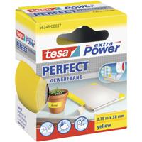 tesa PERFECT 56343-00037-03 Textieltape tesa extra Power Geel (l x b) 2.75 m x 38 mm 1 stuk(s) - thumbnail