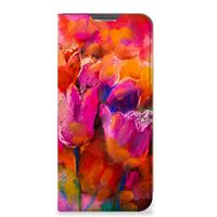 Bookcase Samsung Galaxy A13 (4G) Tulips