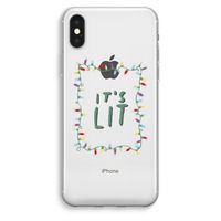 It's Lit: iPhone XS Max Transparant Hoesje