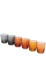 POLSPOTTEN lot de 6 verres Library (200 ml) - Jaune