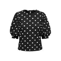 ONLY 15224909 Top Ronde hals Korte mouw Katoen