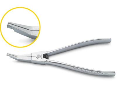 Hazet 1847-6 Precisie-borgveertang Geschikt voor borgringen Buitenringen Puntvorm 30° gebogen Hazet 1847-6 Precisie-borgveertang Geschikt voor borgringen Buitenringen Puntvorm 30° gebogen