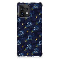 Doorzichtige Silicone Hoesje voor Motorola Edge 40 Pro Voetbal