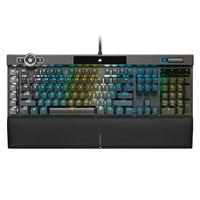 CORSAIR K100 RGB Mechanisch Gaming Toetsenbord (CORSAIR OPX switches, Double-Shot PBT Keycaps, AXON hyperprocessing technologie, 44-Zone RGB LightEdge, Per toets instelbare RGB-verlichting)