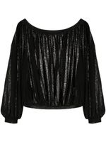 CHANEL Pre-Owned blouse à col arrondi (2006) - Noir - thumbnail