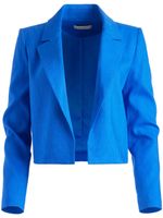 alice + olivia blazer Denny à coupe crop - Bleu - thumbnail