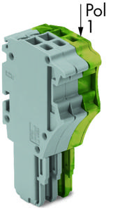 WAGO 2020-103/000-036 Connector, female Grijs, Groen, Geel 50 stuk(s)