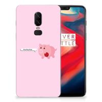 OnePlus 6 Telefoonhoesje met Naam Pig Mud