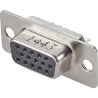 FCI D-SUB 10090770-S154ALF D-sub female connector 180 ° Aantal polen: 15 Soldeerkelk 1 stuk(s)