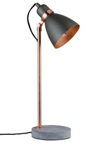 Paulmann Neordic Orm 79624 Bureaulamp LED E27 20 W Beton-grijs, Koper