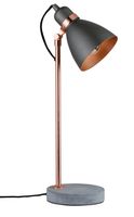 Paulmann Neordic Orm 79624 Bureaulamp LED E27 20 W Beton-grijs, Koper - thumbnail