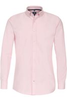 Redmond Casual Regular Fit Overhemd roze, Faux-uni