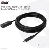 CLUB3D USB Gen2 Type-C to Type-A Cable 10Gbps M/V 5m