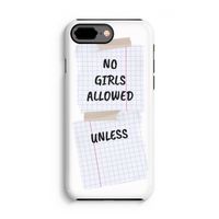 No Girls Allowed Unless: iPhone 8 Plus Tough Case - thumbnail