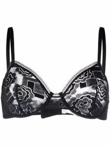 ERES soutien-gorge Eclat à fleurs en dentelle - Noir