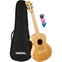 Cascha HH 2314E Bamboo Natural E/A tenor ukelele set