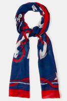 Ulla Popken Sjaal, maritieme motieven, licht - Grote Maten