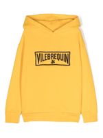 Vilebrequin Kids hoodie en coton biologique à logo brodé - Jaune - thumbnail