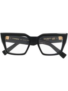 Balmain Eyewear lunettes de vue à monture oversize - Noir