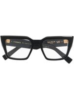 Balmain Eyewear lunettes de vue à monture oversize - Noir - thumbnail