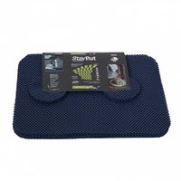 StayPut Antislip placemat en onderzetter set donkerblauw - thumbnail